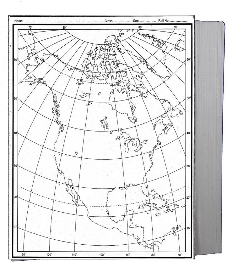 Printable Blank Physical Map Of North America