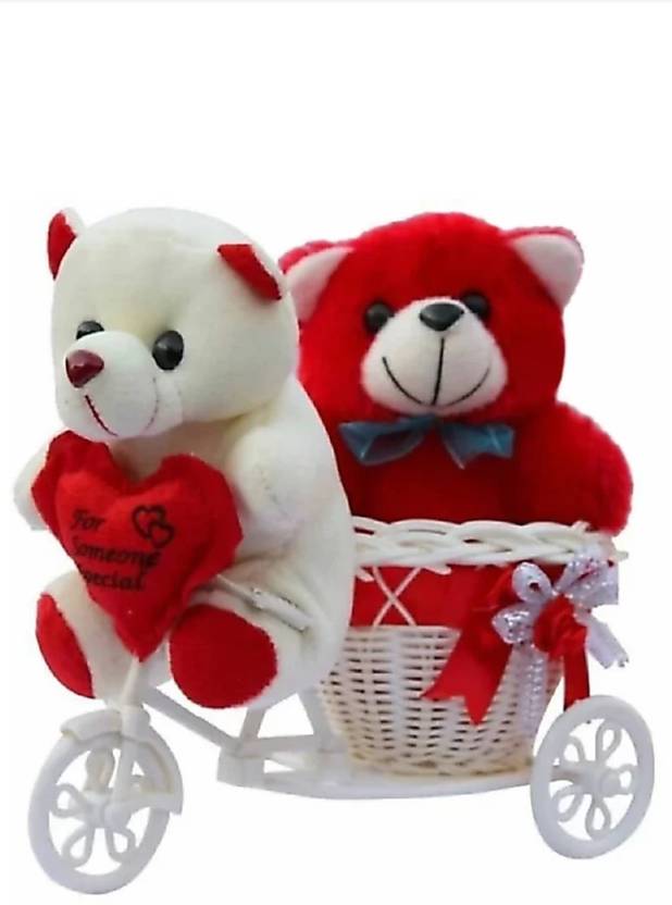 Price History of JOT 2 Teddy bears on Tricycle, Symbol of Love