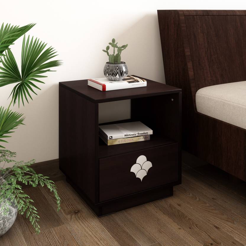 Flipkart Perfect Homes Liwa Engineered Wood Bedside Table Price in