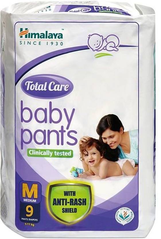 Himalaya Herbals Total Care Baby Pants, Size Medium, Pack of 9 Pieces M Buy 1 Himalaya