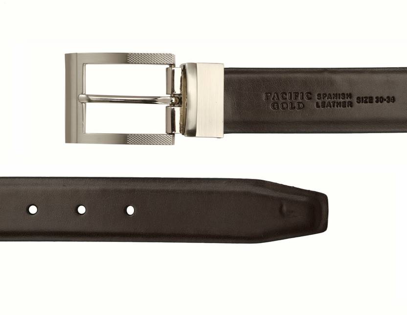 Men Formal Brown, Black Artificial Leather Reversible Belt