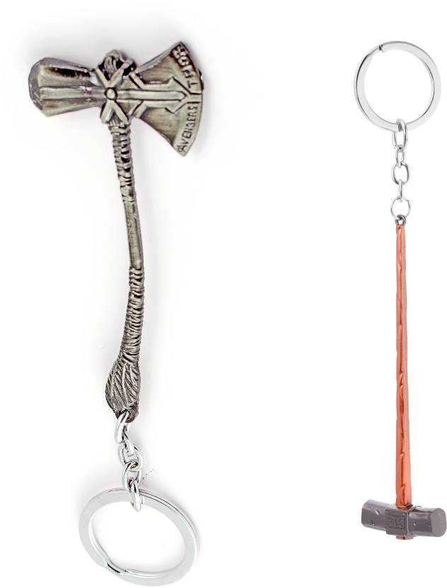 Three Shades Thor Axe New Hammer Keychain & Fortnite New Keychain ...