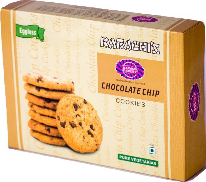 KARACHI BAKERY Premium Chocolate Chip Cookies 200g Cookies Price in