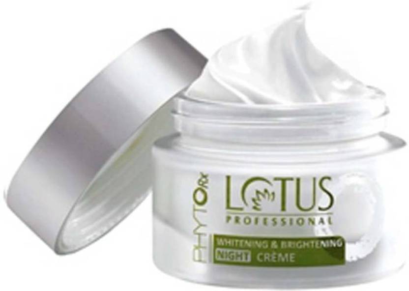 lotus professional whitening brightening night cream