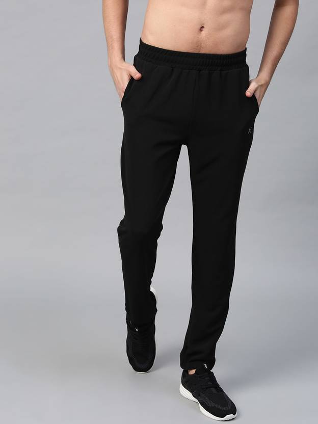 HRX by Hrithik Roshan Solid Men Black Track Pants Buy HRX by Hrithik