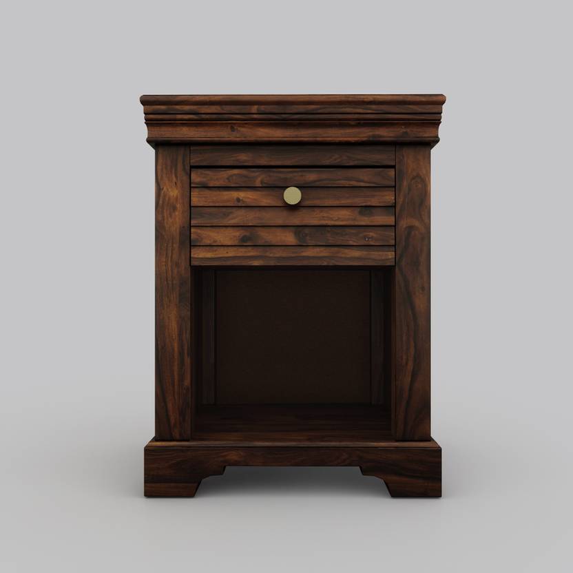 Flipkart Perfect Homes Sheesham Wood Solid Wood Bedside Table Price in