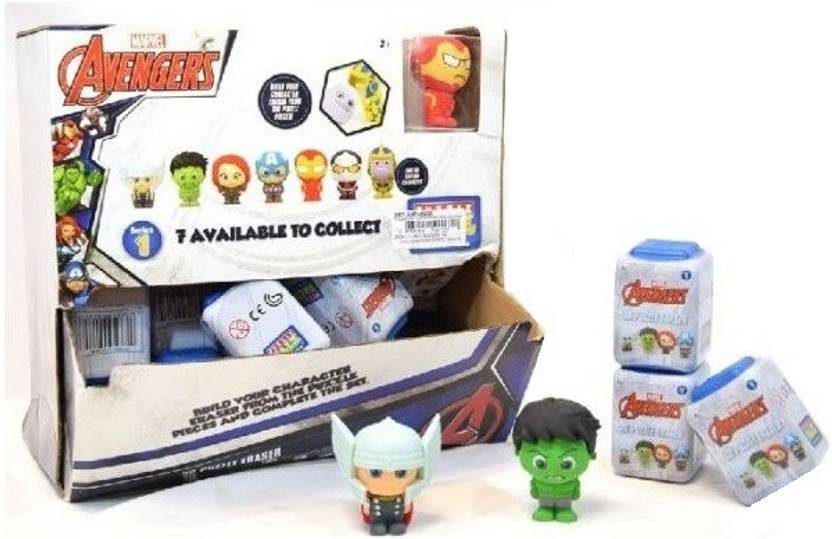 MARVEL Avengers Puzzle Palz Character Eraser Figure