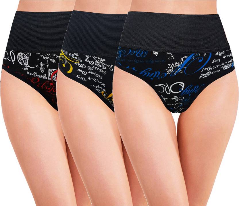 RC. ROYAL CLASS Pack of 3 Women Hipster Multicolor Panty