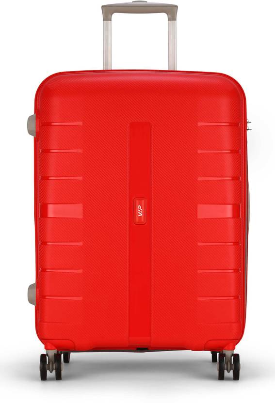 VIP VOYGER55FIR Expandable Cabin Suitcase 22 inch Red Price in