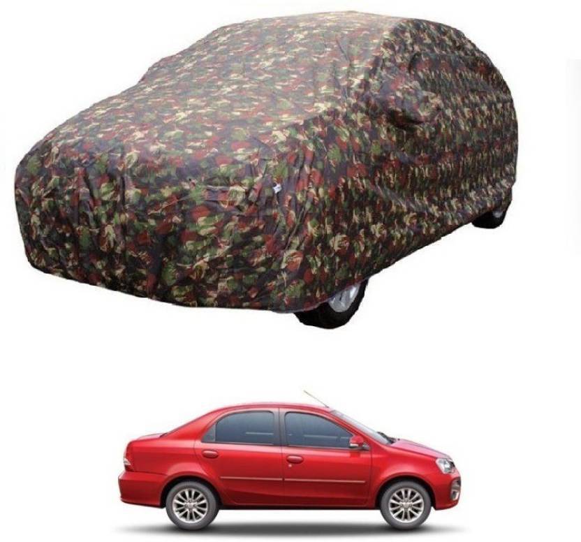 Accedre Car Cover For Toyota Etios (With Mirror Pockets)