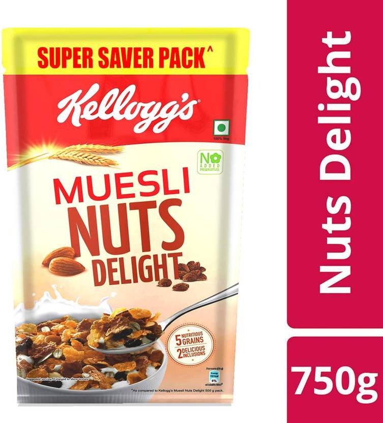 Kellogg's Muesli Nuts Delight Pouch Price in India Buy Kellogg's