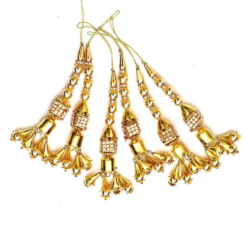 Bhavya Sale Desginer Latkan with Gold Plating Pearl ( Set of 3) Brooch