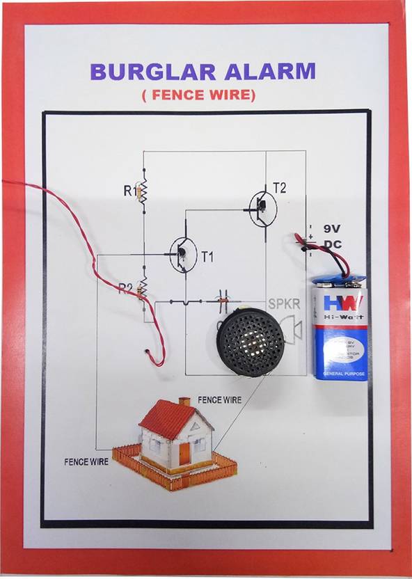 MELODY's BURGLAR ALARM Physics Science Working ModelProject Price in