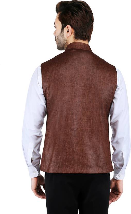 Men Solid Nehru Jacket