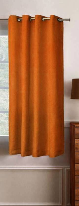 Styletex 151 cm (5 ft) Window Polyester Semi Transparent Curtain Single Curtain