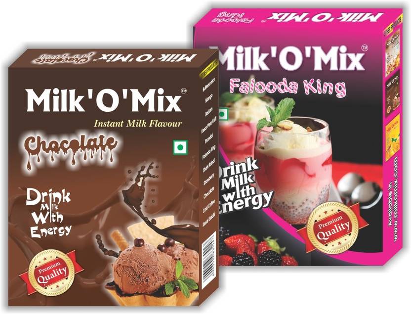 Milk'O'Mix Chocolate and Falooda Flavored Milk Powder Price in India
