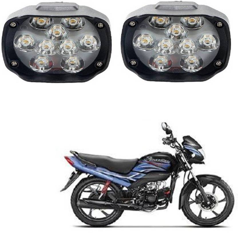 BRPEARl 9 LED Transformer Bumble Bee Style Bike Fog Light Lamp For Psion Po Headlight Motorbike LED for Hero (12 V, 15 W)