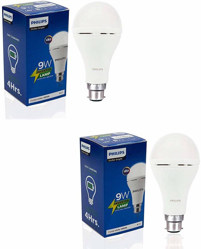 PHILIPS 9W Rechargeable Emergency Inverter led 4 hrs Bulb Emergency