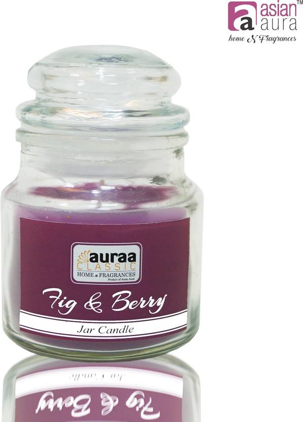 Asian Aura Fig & Berry, Highly Fragranced, Jar Candle,2.65 Oz Wax (Pack of 1). Candle