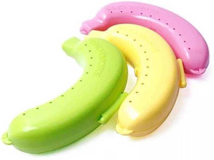 Bluegill BANANA_CASE03 3 Containers Plastic School Lunch Box