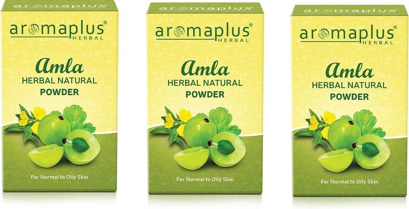 Aromaplus Amla Herbal Natural Powder(Pack off 3)