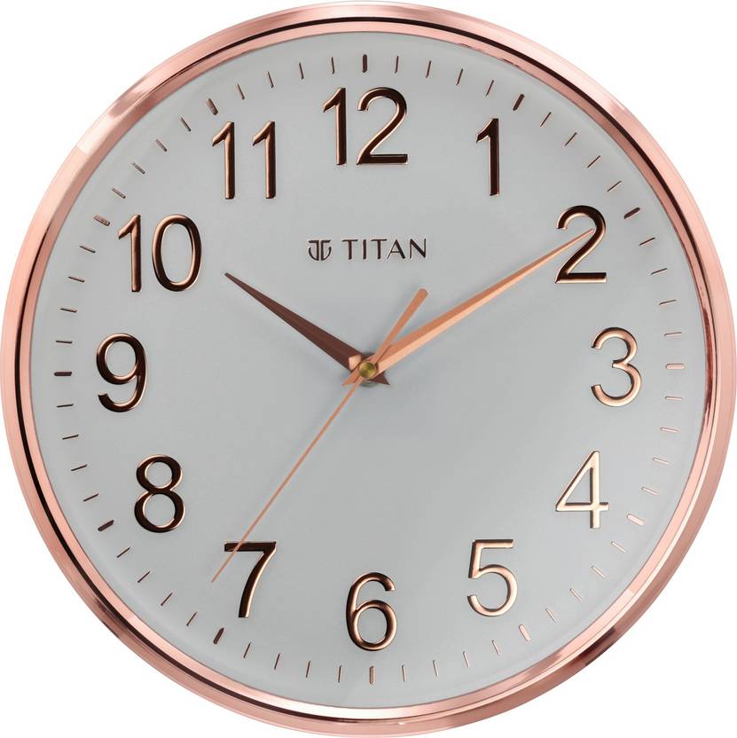 Titan Analog 30 cm X 30 cm Wall Clock Price in India Buy Titan Analog