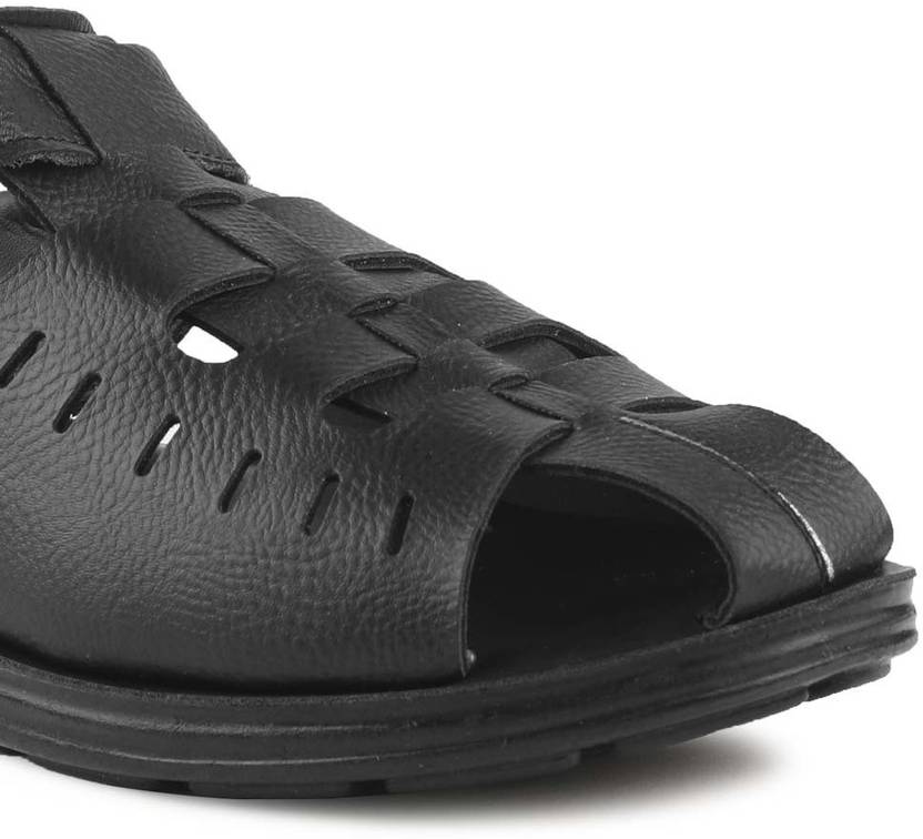 Men PU99000G Stylish Lightweight Daily Durable Comfortable Formal Casuals Black Sports Sandal