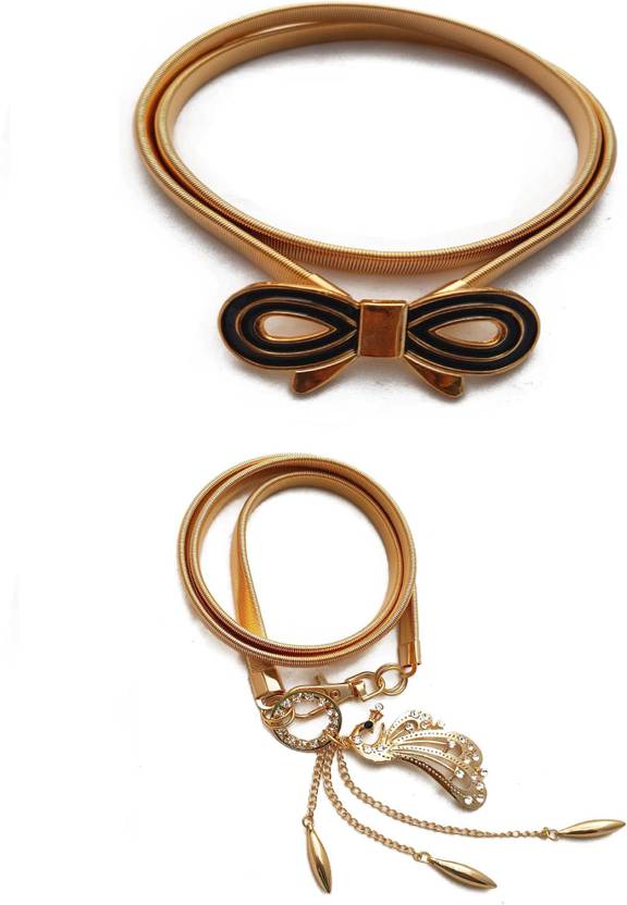 Women Party Gold Metal Belt