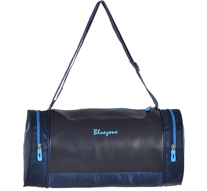 Blue Zone (Expandable) Gym Bag_001 Duffel Without Wheels Blue Price