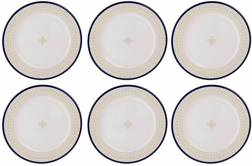 STEHLEN Cubic Design, 100 Pure Melamine, Dinner Plate Gold Dinner
