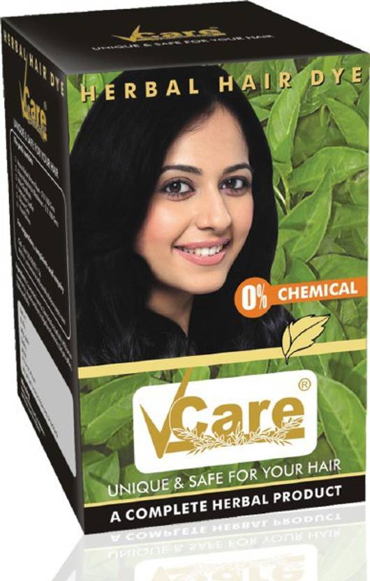 Vcare Herbal Hair Dye, 60 gm, (Pack Of 5) , Black Price in India, Buy