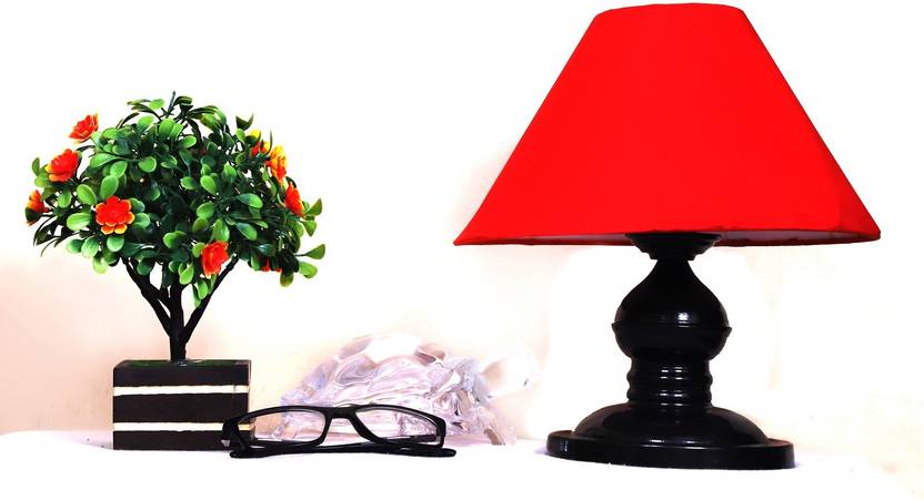 CANDELA Conical Shade Table Lamp (Red) Table Lamp