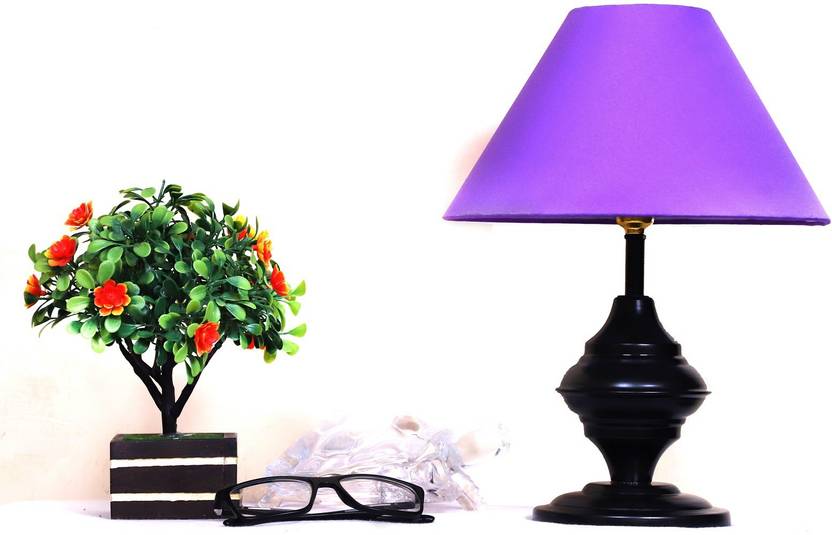 CANDELA Conical Shade Table Lamp (Purple) Table Lamp