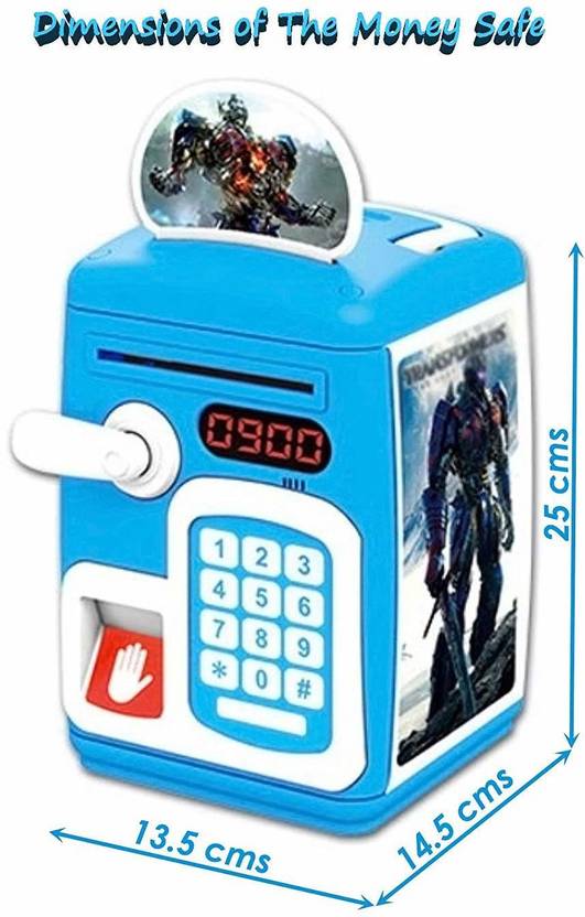 vk venture VK's Money Safe Kids with Finger Print Sensor Piggy Savings