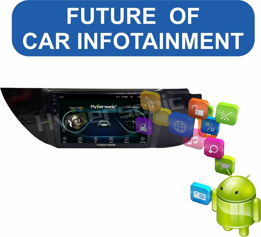 Hypersonic SMART CAR STEREO 9’INCH DISPLAY 2 GB RAM Car Stereo Price in