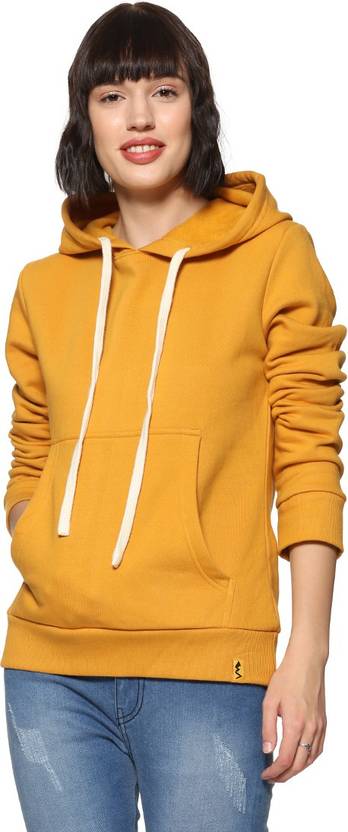PINACOLADA Full Sleeve Solid Women Sweatshirt