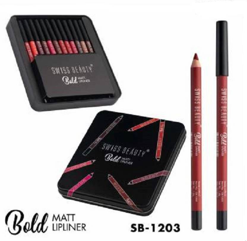 SWISS BEAUTY Bold Matte Lipliner Pencil 1.6g Price in India, Buy