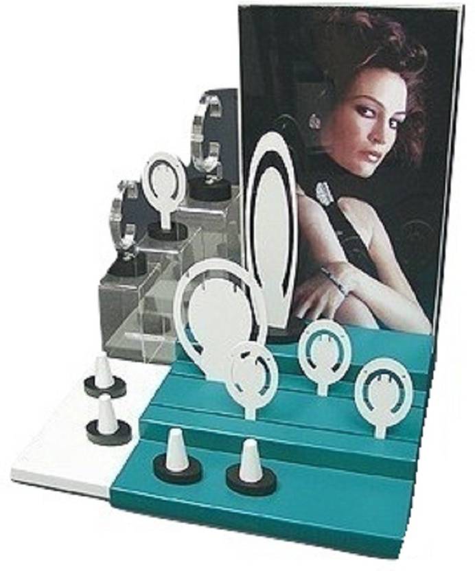 Acrylic Art Earring Necklace Bracelets Organizer Stand Display J4521819