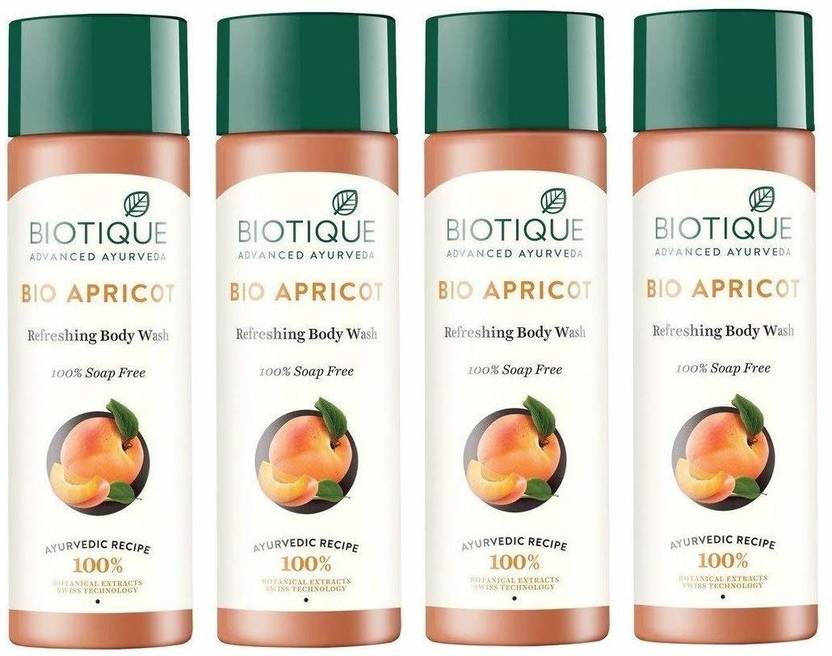 BIOTIQUE Apricot Body Wash190ml (Pack of 4) Buy BIOTIQUE Apricot Body