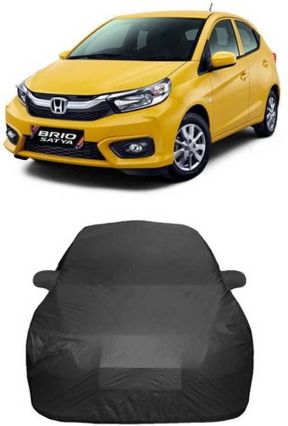 HDSERVICES Car Cover For Honda Brio (With Mirror Pockets)