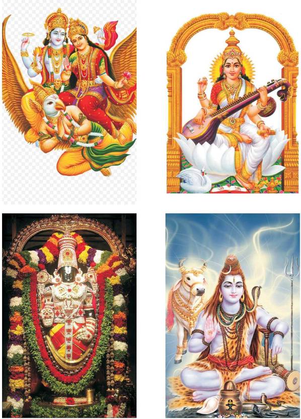 God_Poster_ 020 set of 4 poster God Paper Print Religious posters in
