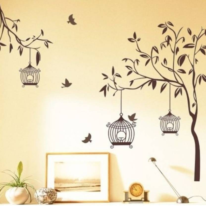 Very Cheap Wall Decor Ideas Bedroom - Self Adhesive Trending Wall Sticker | indiksale