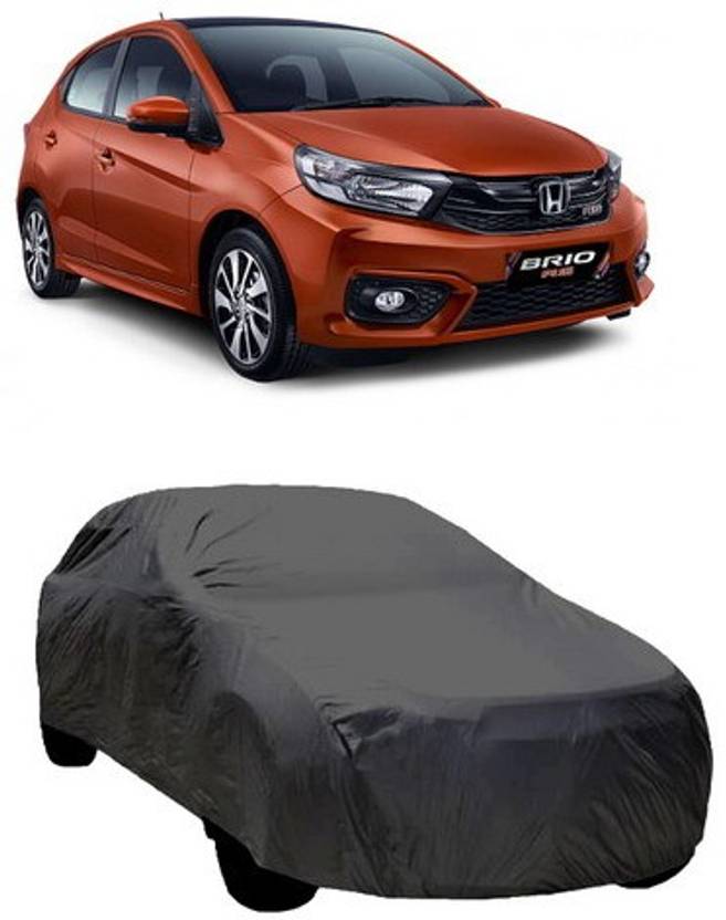 HDSERVICES Car Cover For Honda Brio (Without Mirror Pockets)