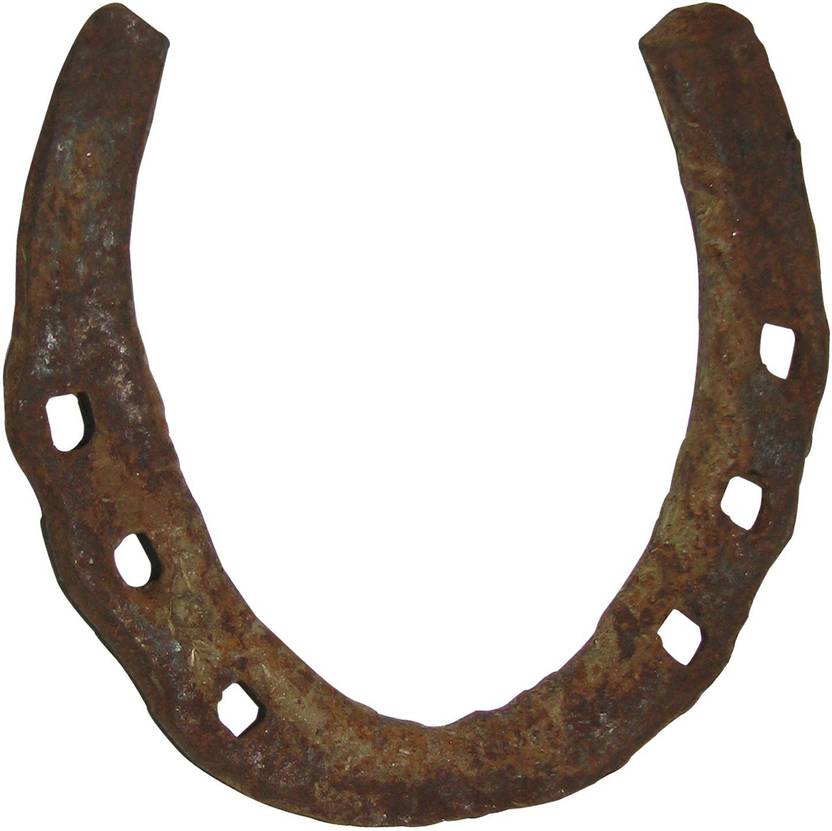 Himshikhar original Black Horse Shoe Ghode ki Naal Restrictive Of Evil Sight Iron Yantra