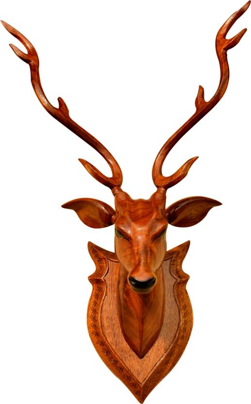 BK. ART & CRAFTS Home decor item “DEER HEAD 50 cm high Decorative Showpiece  -  50 cm