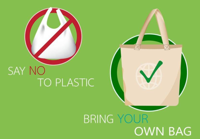 say no to plastic sticker poster Paper Print - Nature posters in India ...