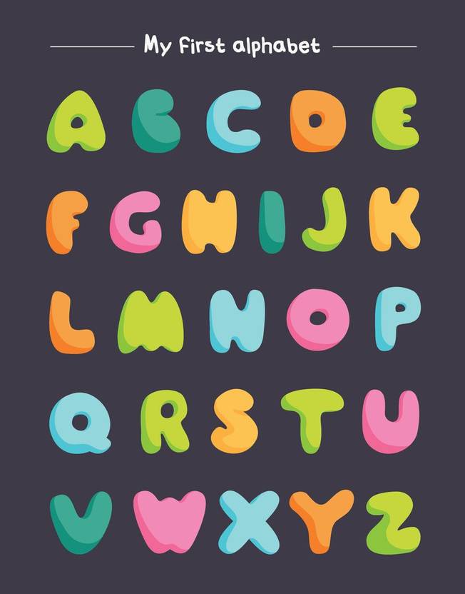 english alphabets poster for kidsalpha Paper Print Art & Paintings