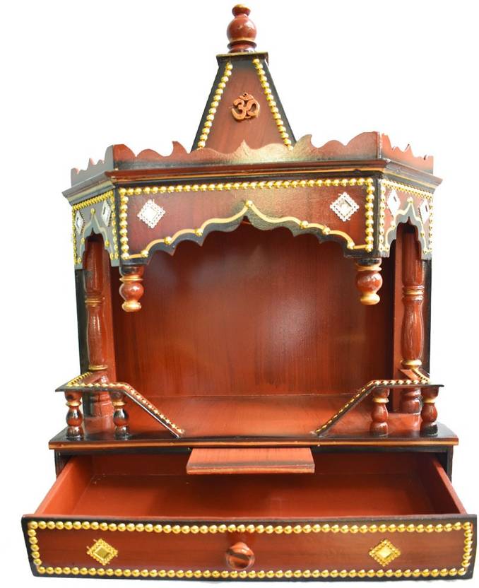 TipTap Wooden Temple, Temple for Home, Jodhpur Handicrafts home Temple