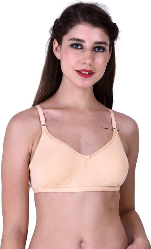 BENCOMM T Shirt Style Molded Clean Cup Mastectomy Bra for women Women Full Coverage Non Padded Bra