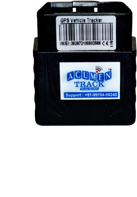 Acumen Track OBD II (PLUG & PLAY, INBUILT BATTERY) GPS Tracker only for